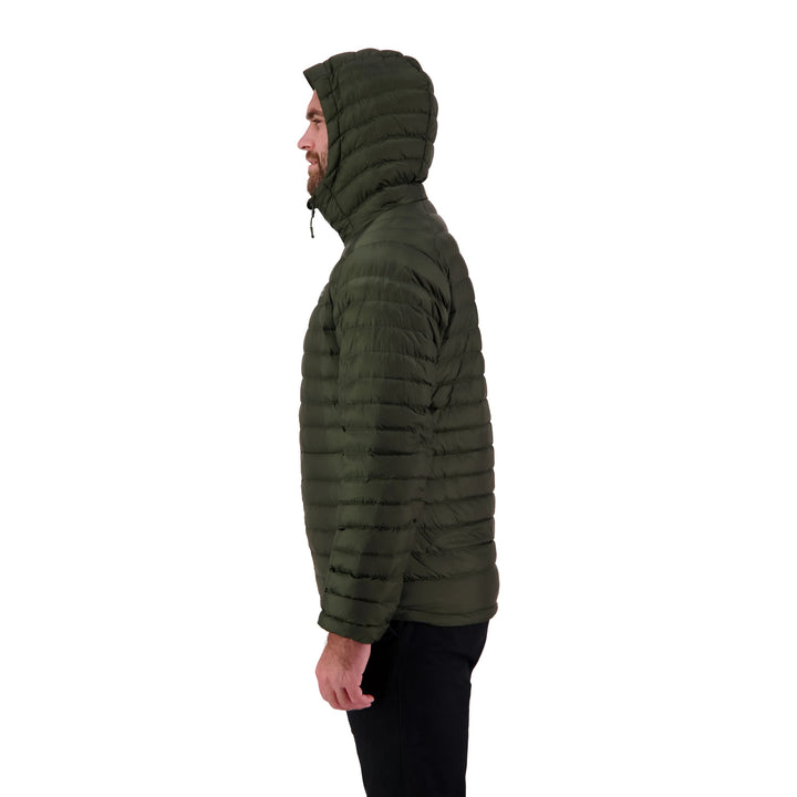 Mens Peak XV Zephyr Down Jacket in Frontier Green, product photograph 5
