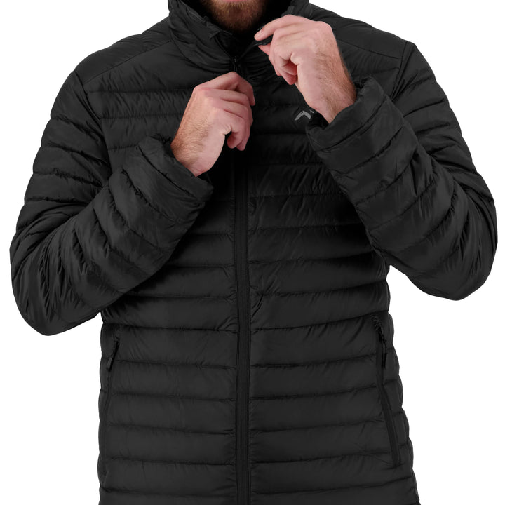 Mens Peak XV Zephyr Down Jacket in Jet Black, product photograph 8