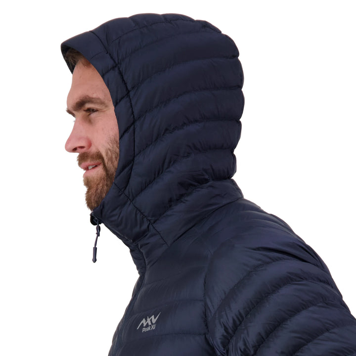 Mens Peak XV Zephyr Down Jacket in Midnight, product photograph 6