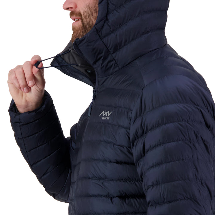 Mens Peak XV Zephyr Down Jacket in Midnight, product photograph 7