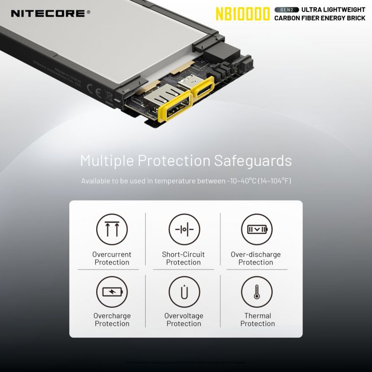 Nitecore NB10000 Gen 2 Powerbank