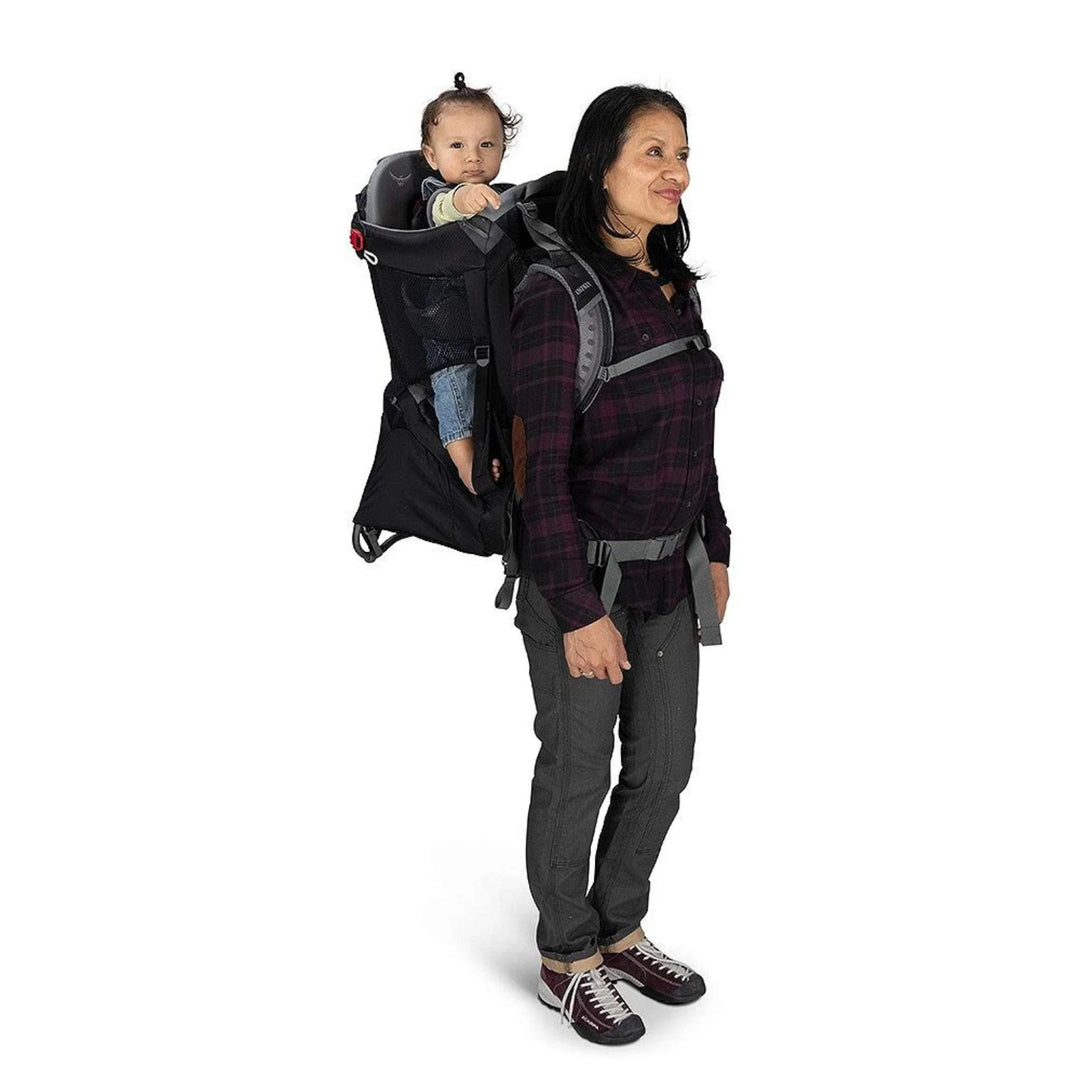 Osprey Poco Child Carrier with Rain Cover — detail | Osprey NZ