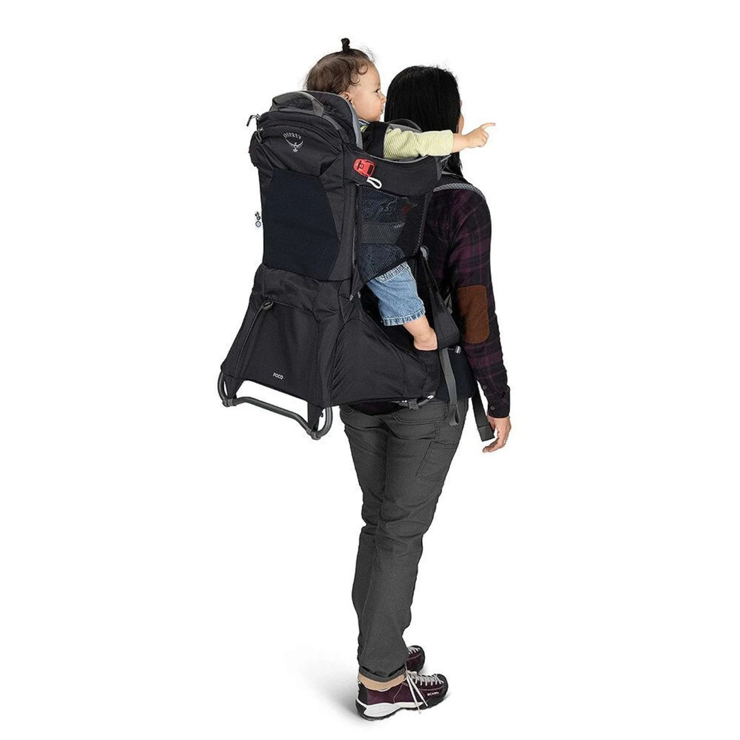 Osprey Poco Child Carrier with Rain Cover — detail | Osprey NZ