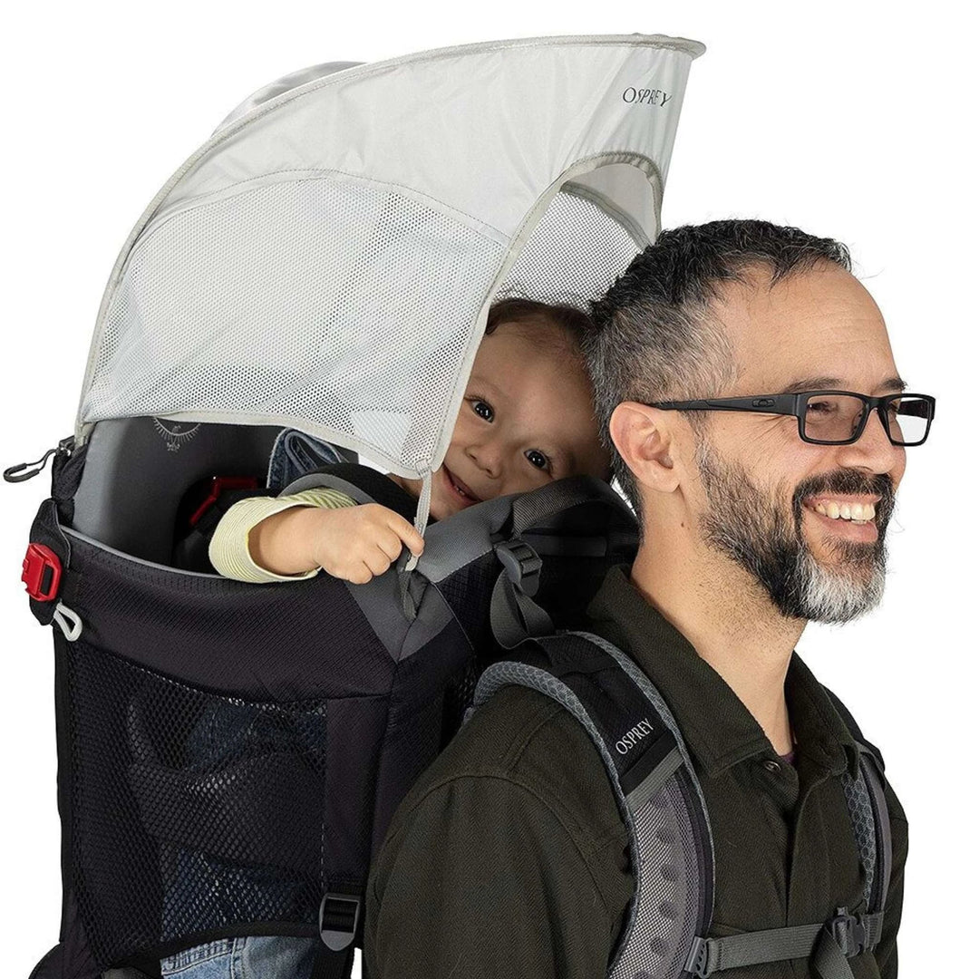 Osprey Poco Child Carrier with Rain Cover — detail | Osprey NZ