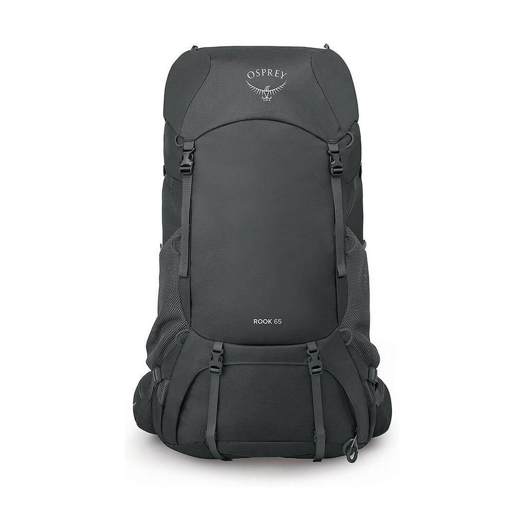 Osprey Rook 65 backpack in Dark Charcoal/Silver Lining – view 3