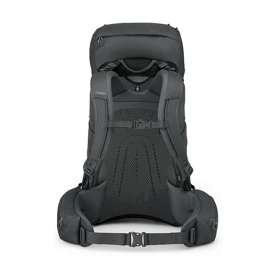 Osprey Rook 65 backpack in Dark Charcoal/Silver Lining – view 4