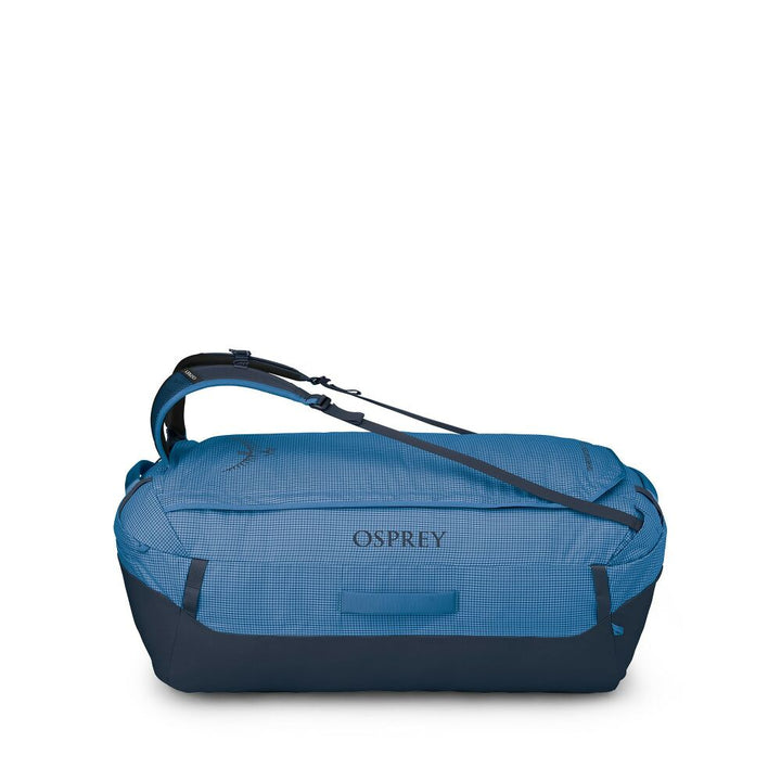 Osprey Transporter Duffel 150 in Blue Flame/Nocturnal Blue - front view