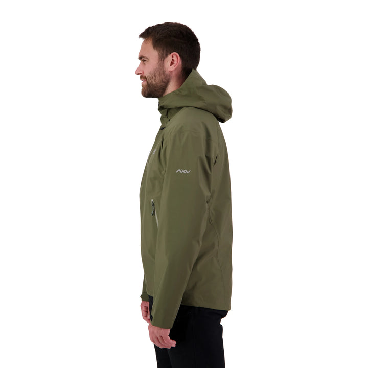 Peak XV Mens Holdsworth Jacket V2 in Army Green, product photograph 2