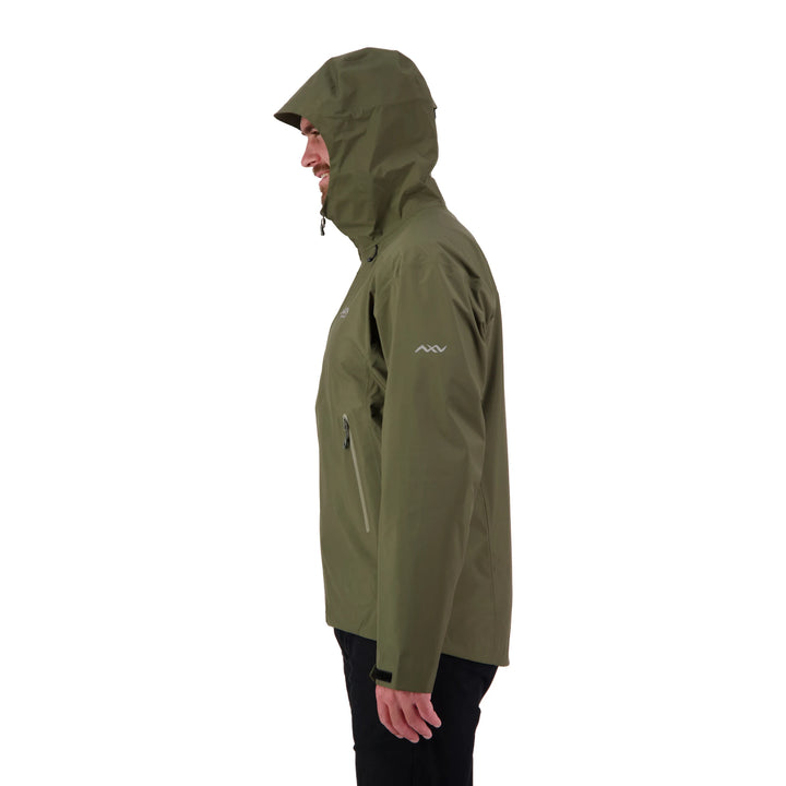 Peak XV Mens Holdsworth Jacket V2 in Army Green, product photograph 5