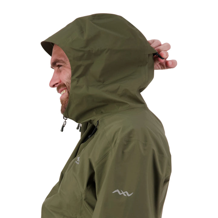 Peak XV Mens Holdsworth Jacket V2 in Army Green, product photograph 8