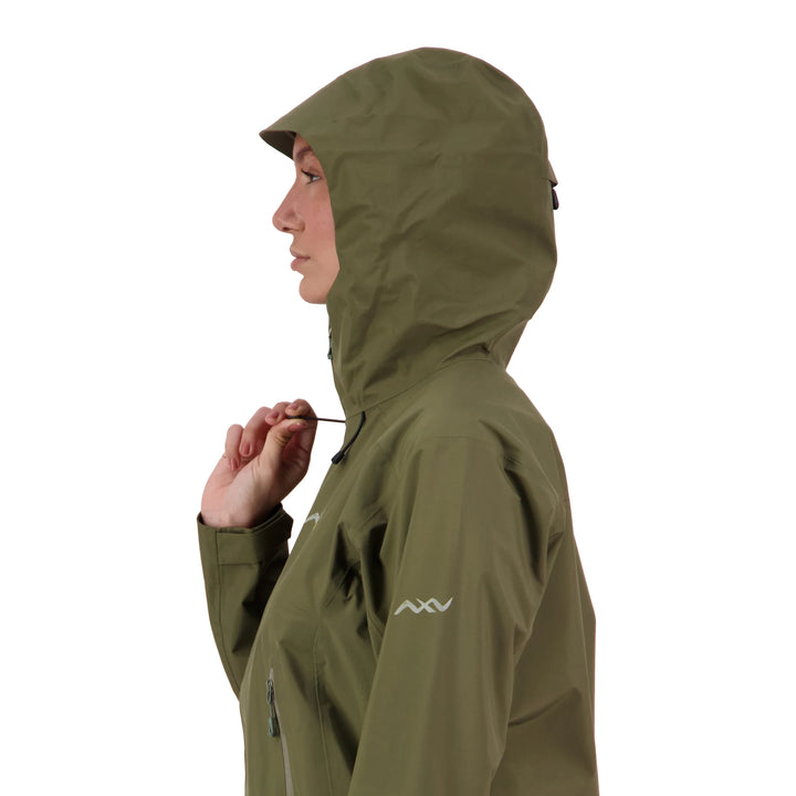 Peak XV Womens Holdsworth Jacket V2 in Army Green, product photograph 6