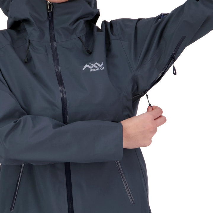 Peak XV Womens Holdsworth Jacket V2 in Midnight, product photograph 6