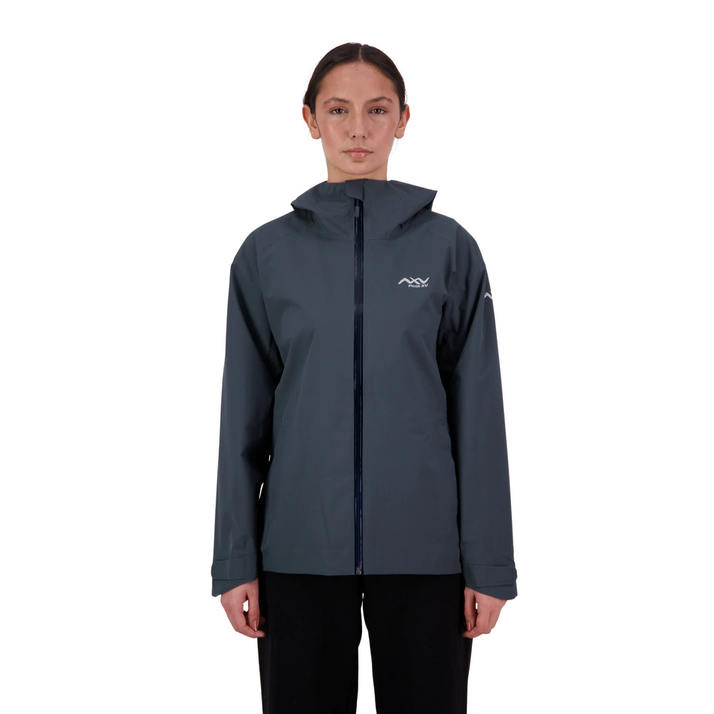 Peak XV Womens Pinnacle Waterproof Jacket in Midnight, product photograph 1