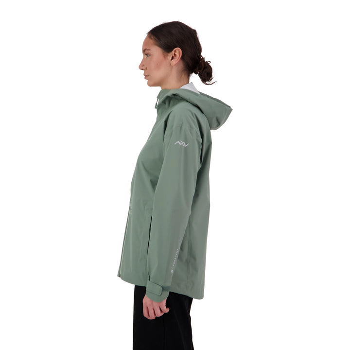 Peak XV Womens Pinnacle Waterproof Jacket in Mint, product photograph 2