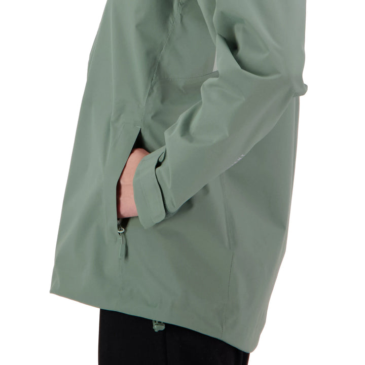 Peak XV Womens Pinnacle Waterproof Jacket in Mint, product photograph 7