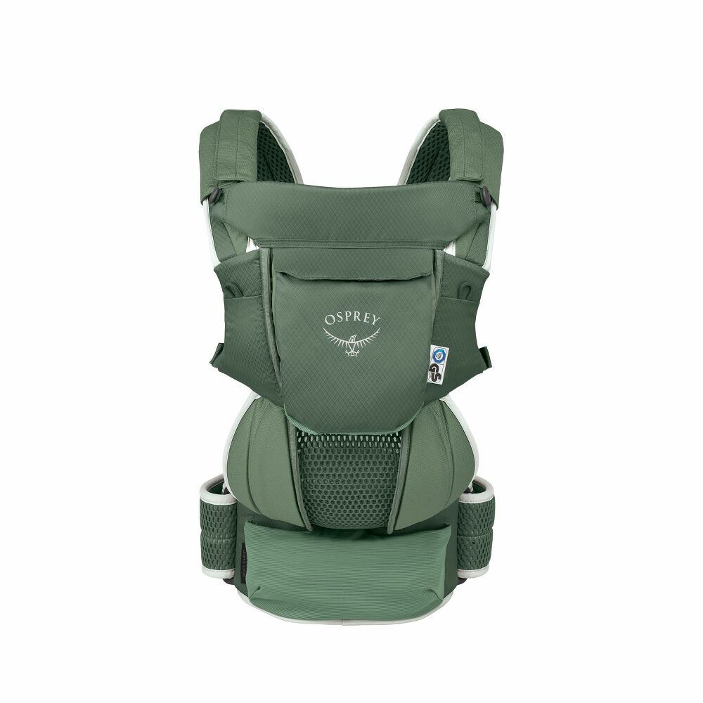 Osprey Poco Soft Child Carrier in Koseret Green - front view