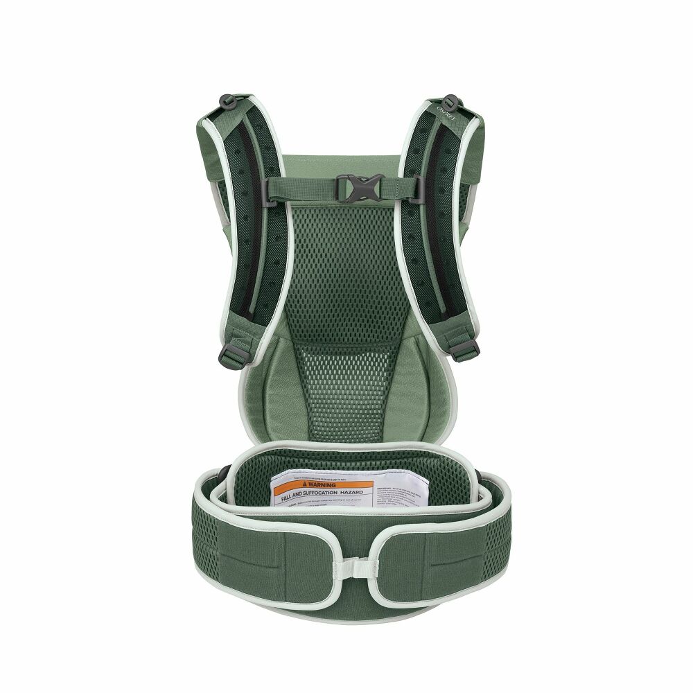 Osprey Poco Soft Child Carrier in Koseret Green - harness view