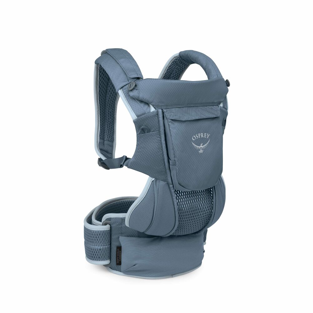 Osprey Poco Soft Child Carrier in Tidal Blue - side view