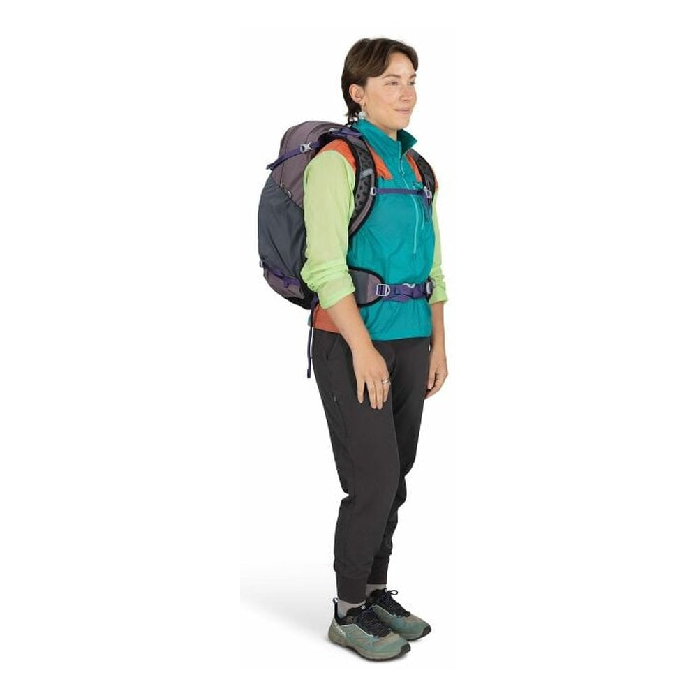Osprey Hikelite 28 Hiking Backpack - Graphite Purple