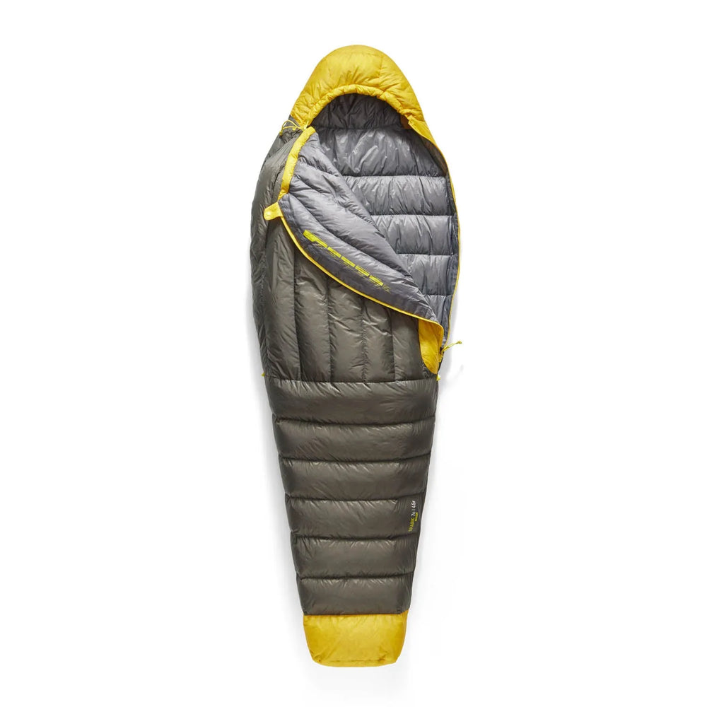 Sea to Summit Spark Down Sleeping Bag 7°C – half-length side zip open