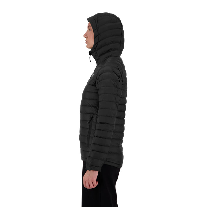 Womens Peak XV Zephyr Down Jacket in Jet Black, product photograph 5