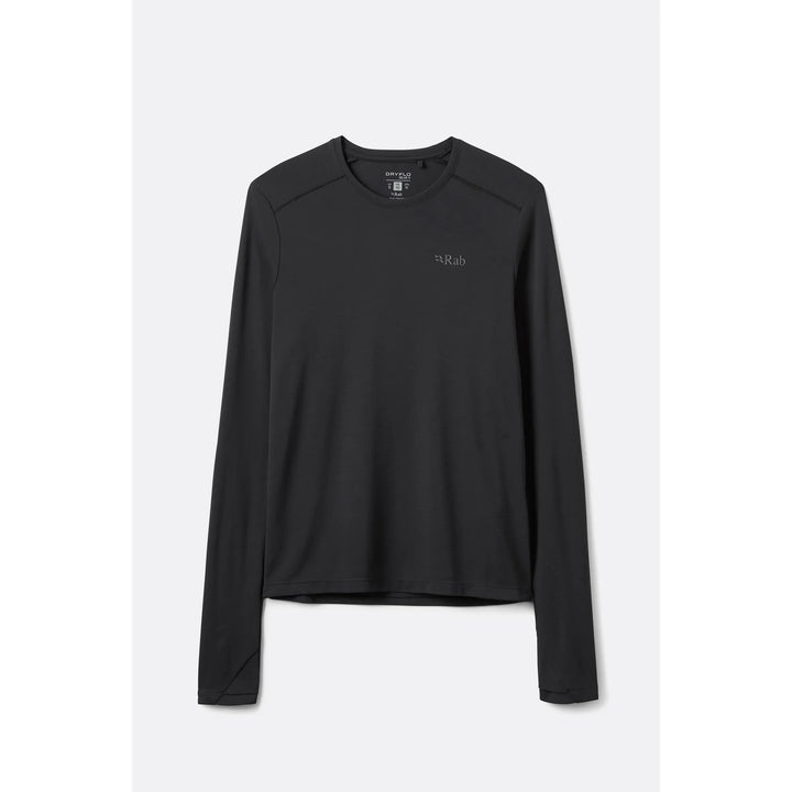 Womens Rab Force LS Tee (2026) — detail | Rab NZ