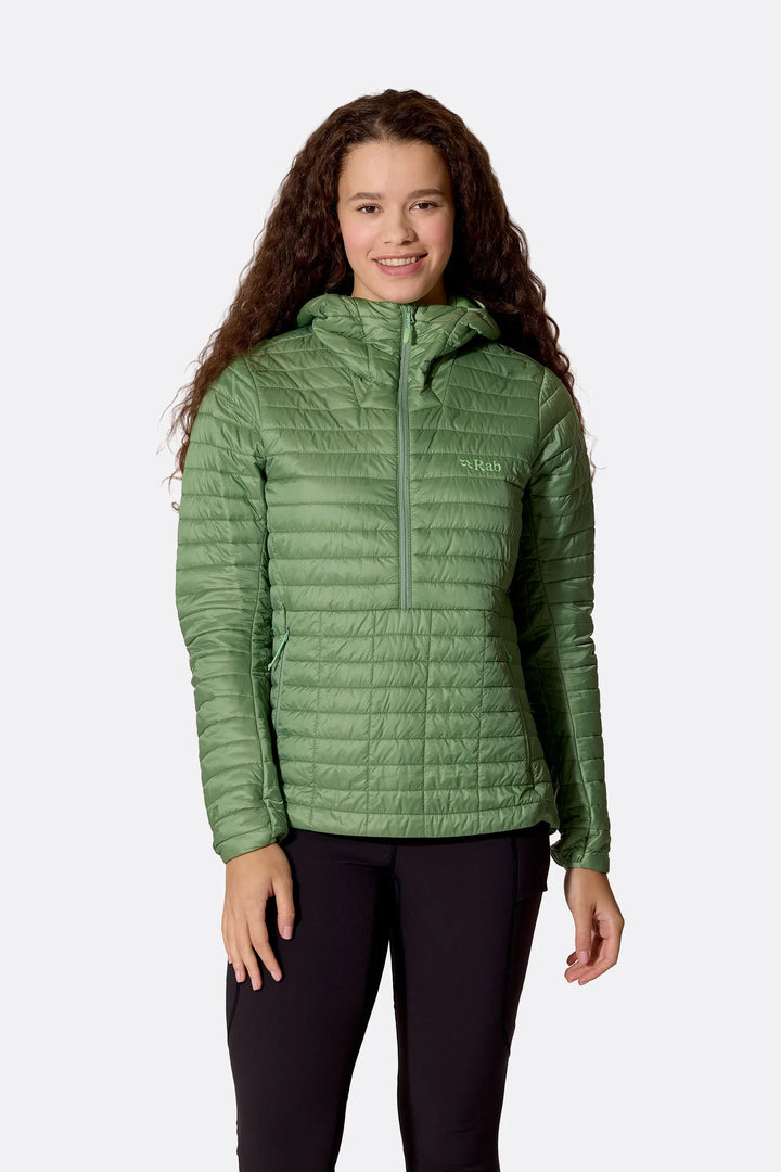 Womens Rab Microlighter Pullover Down Jacket
