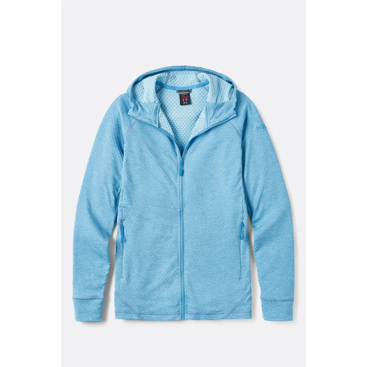 Womens Rab Nexus Fleece Hoody — detail | Rab NZ
