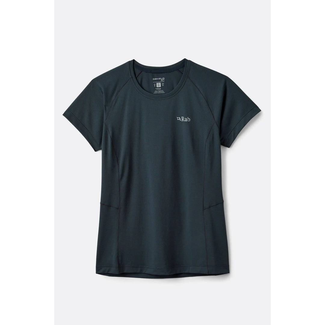 Womens Rab Sonic Tee (2026) — detail | Rab NZ