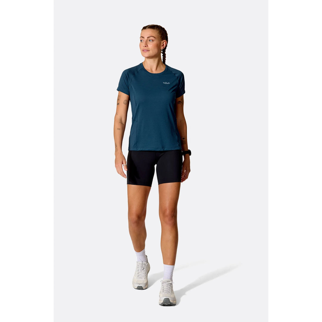 Womens Rab Sonic Tee (2026) — detail | Rab NZ