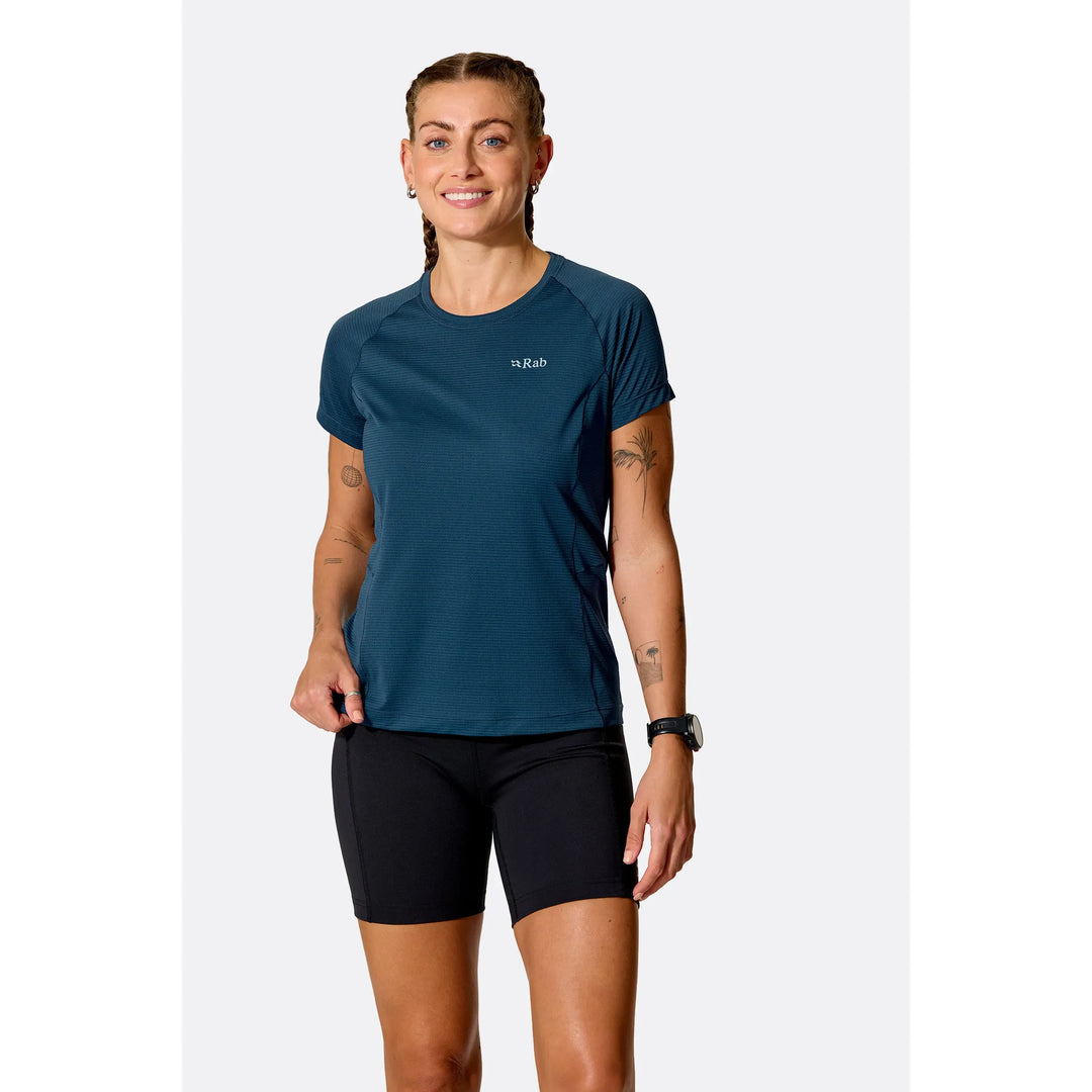 Womens Rab Sonic Tee (2026) — detail | Rab NZ