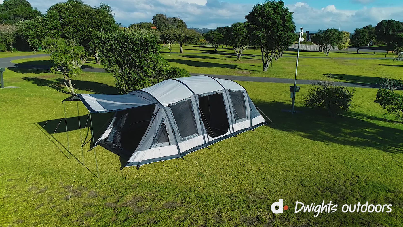 Enterprise 2 Blackout Tent & Enterprise Inflatable Shelter Combo