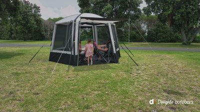 Enterprise 2 Blackout Tent & Enterprise Inflatable Shelter Combo