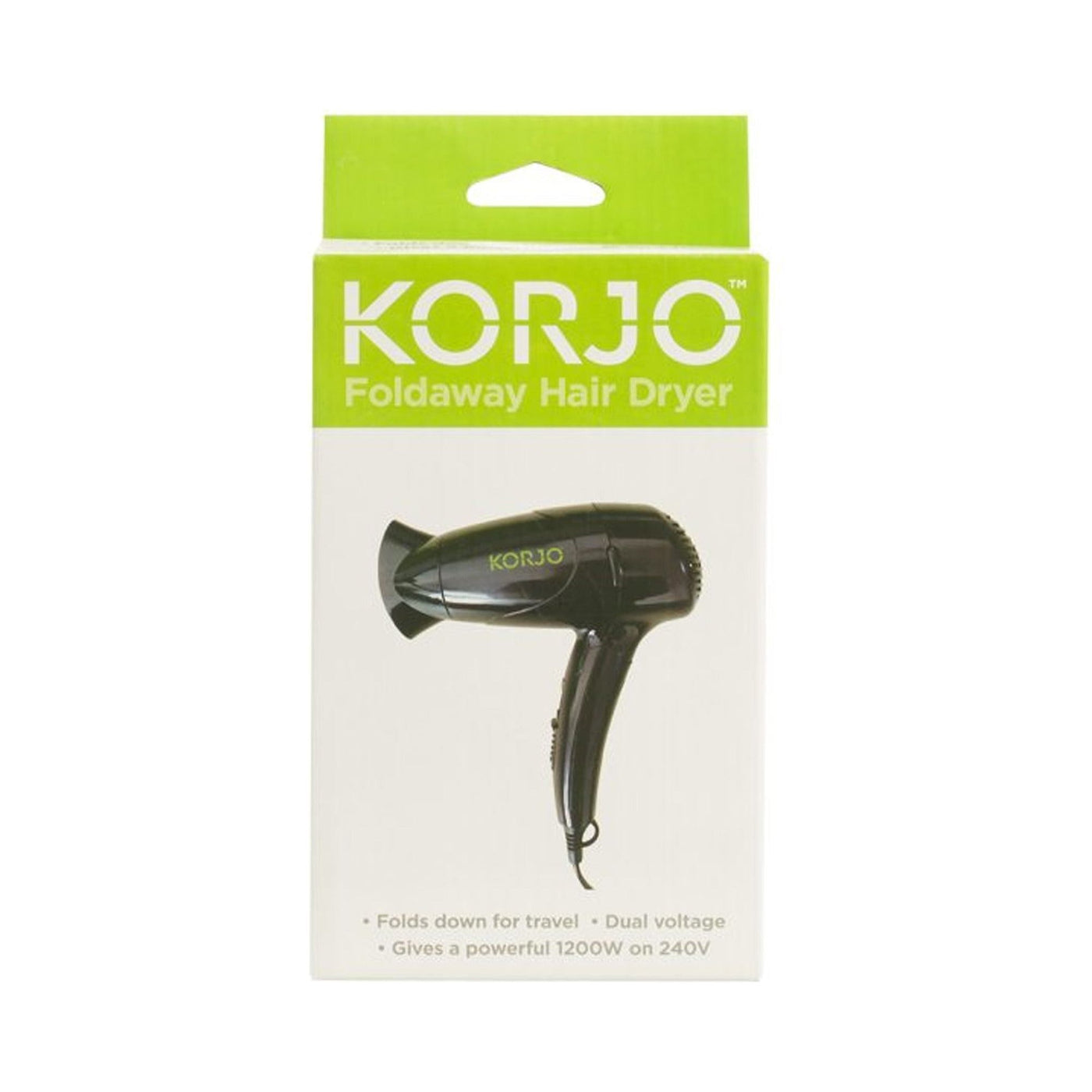 Korjo Folding Travel Hair Dryer