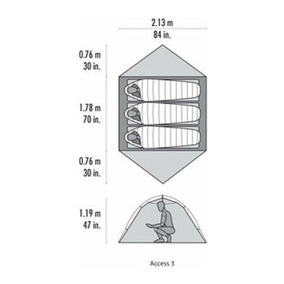 MSR Access 3 - 4 Season Tent