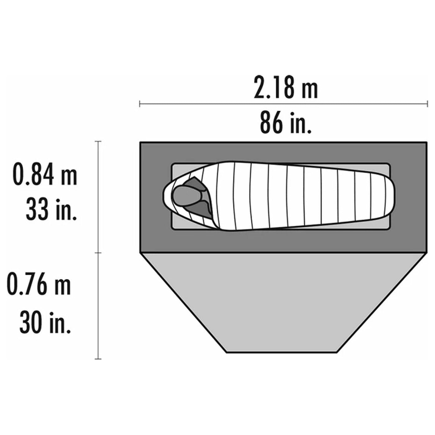 MSR Elixir 1 Person Hiking Tent with Footprint