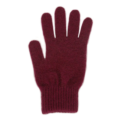 Possum Merino Plain Gloves - Lothlorian Knitwear