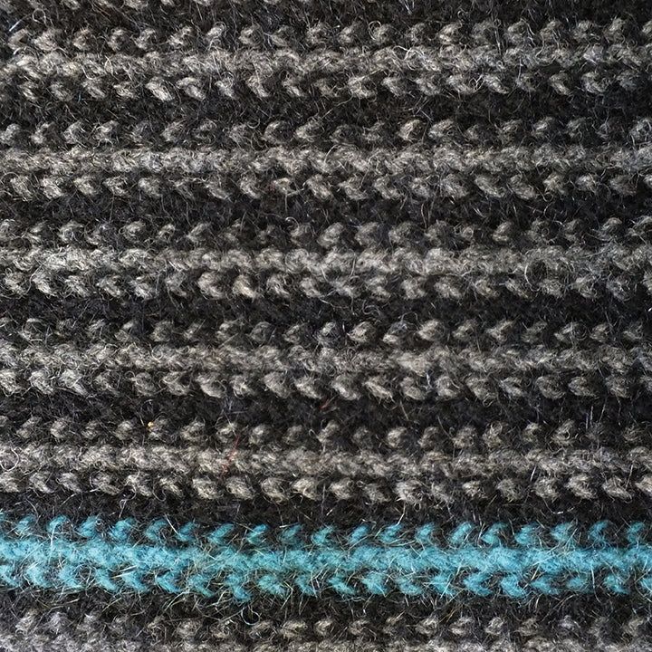 Possum Merino Urban Striped Scarf - Lothlorian Knitwear