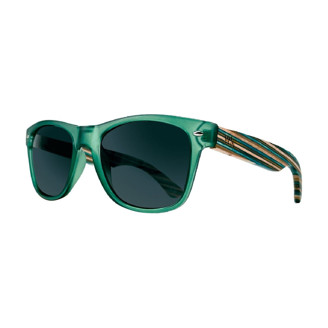Wood Sunglasses Polarised for Men and Women - Dark Green