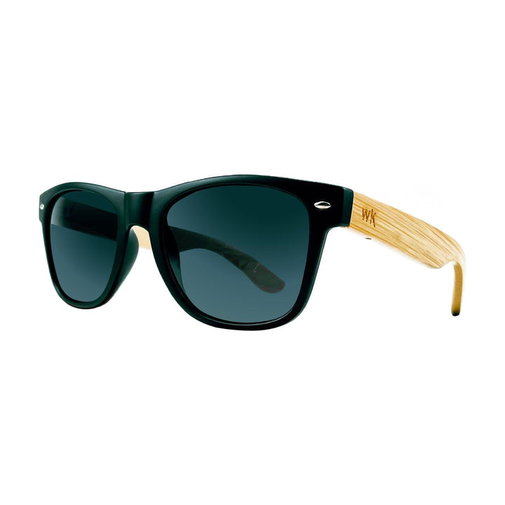 Bamboo Sunglasses Polarised for Men and Women - Black