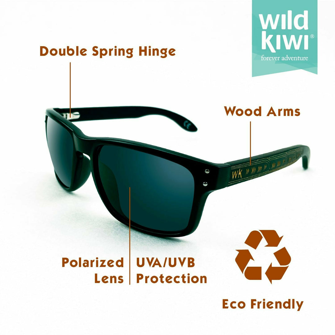 Wood Sunglasses Polarised For Men And Women - Tribal