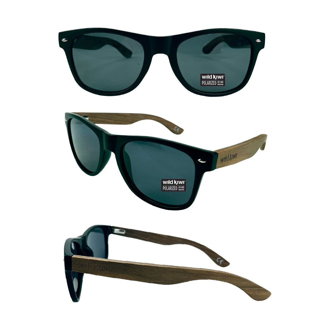 Wood Sunglasses Polarised for Men and Women - Walnut