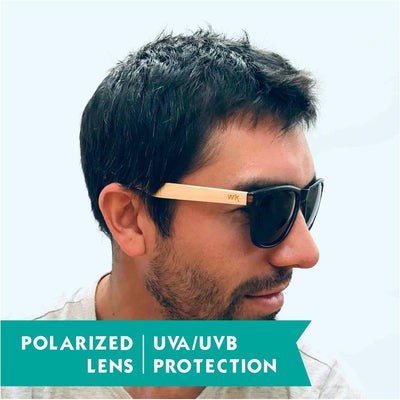 Bamboo Sunglasses Polarised for Men and Women - Tiger