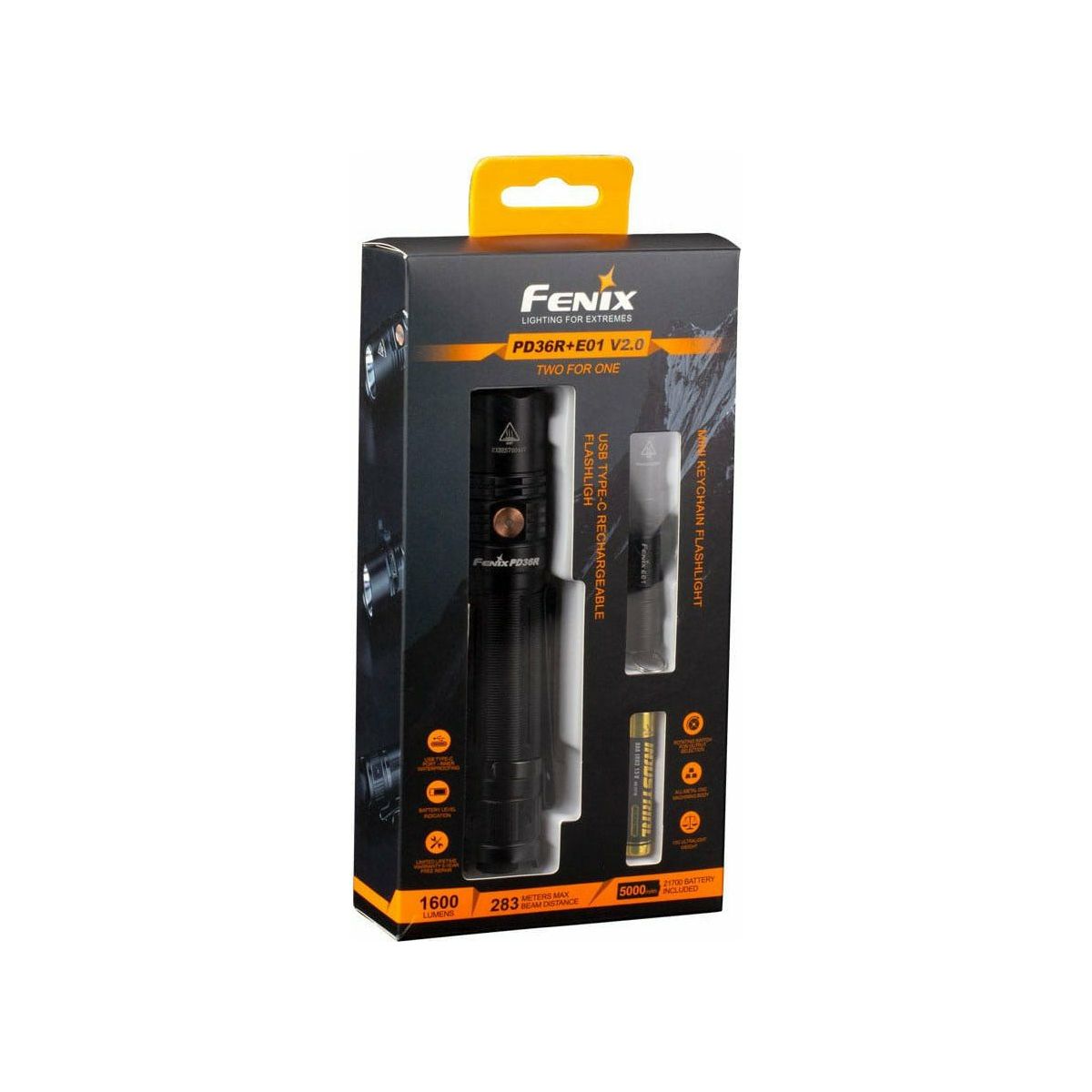 Fenix PD36R 1600 Lumen Rechargeable Torch