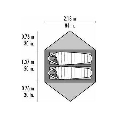 MSR Hubba Hubba 2 Person Hiking Tent