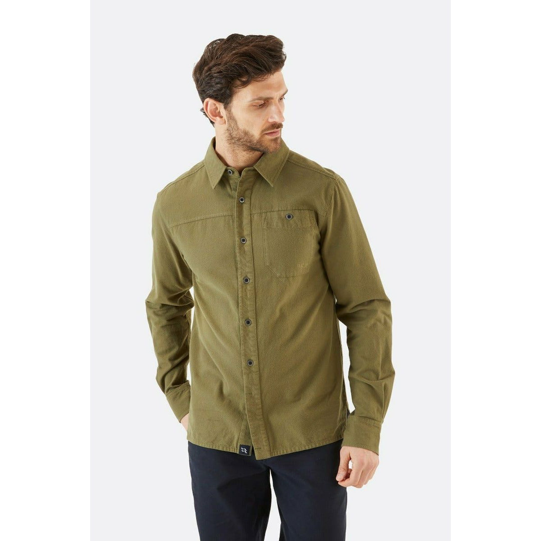 Mens Rab Boundary Brushed Cotton Shirt