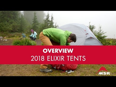 MSR Elixir 2 Person Hiking Tent with Footprint