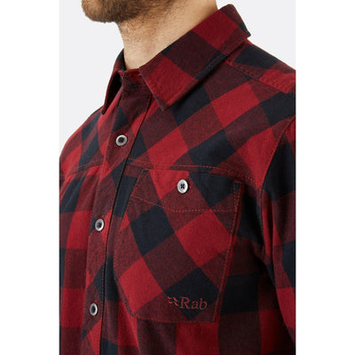 Mens Rab Boundary Brushed Cotton Shirt