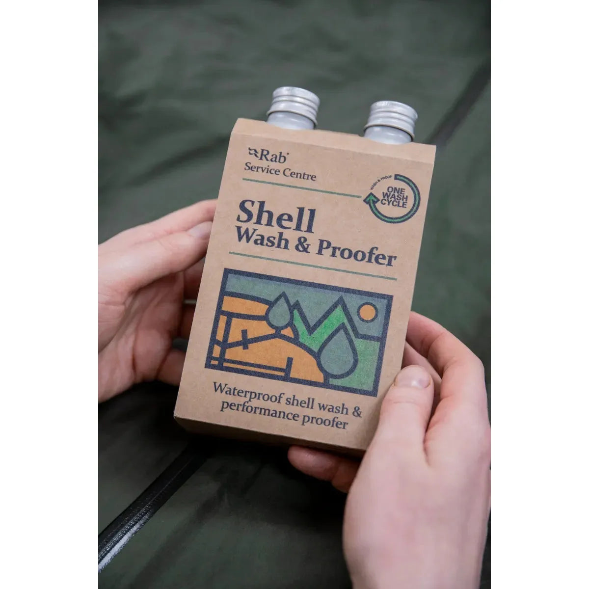 Rab Shell Wash and Proofer Twin Pack (225ml/3 washes)